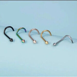 20 Gauge Surgical Steel Spikey Stud Jewelry